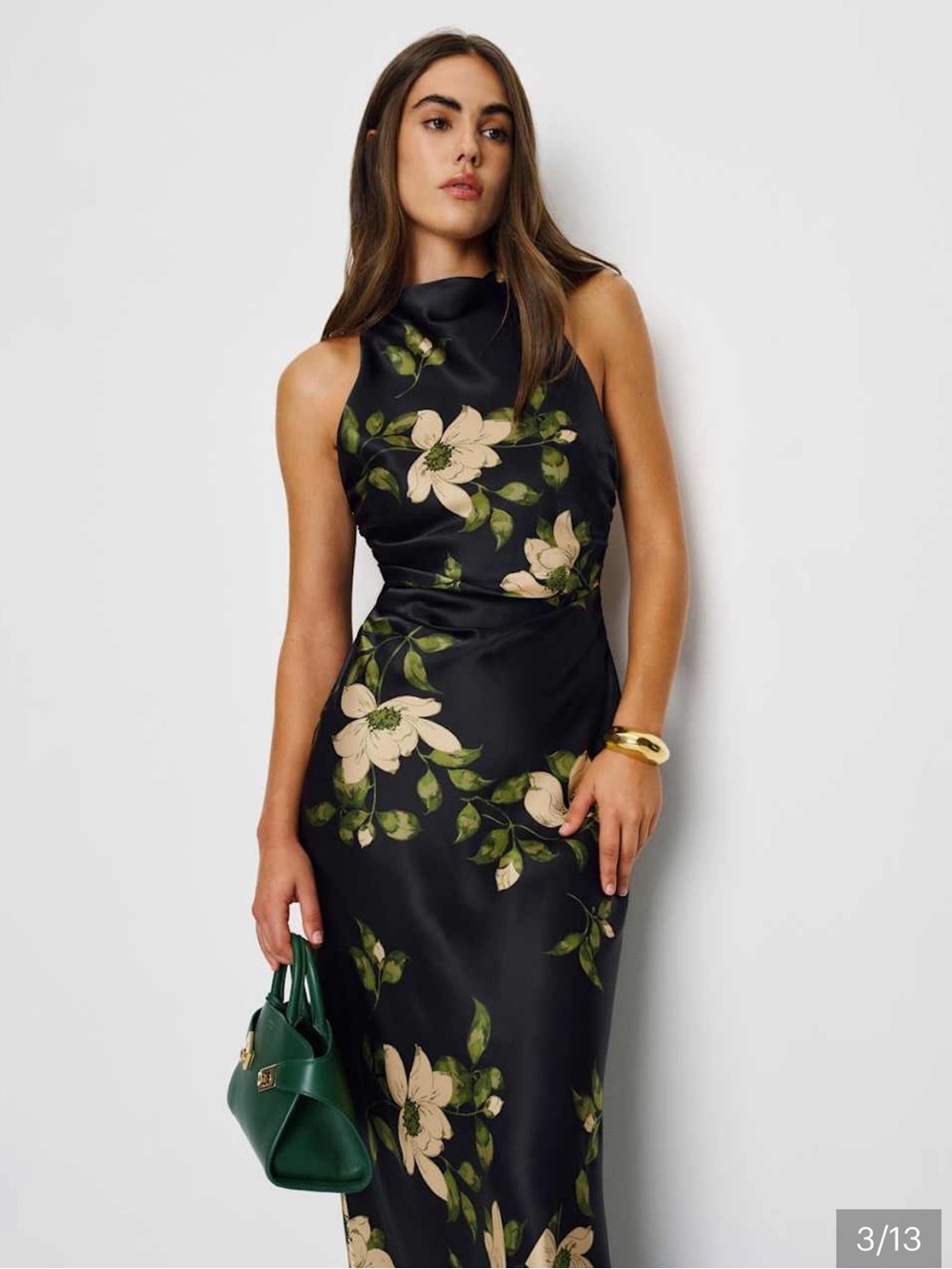 Reformation Anaiis Silk Dress-MOOD FOR
LOVE size 6 NWT BLACK SILK DRESS - Picture 2 of 12
